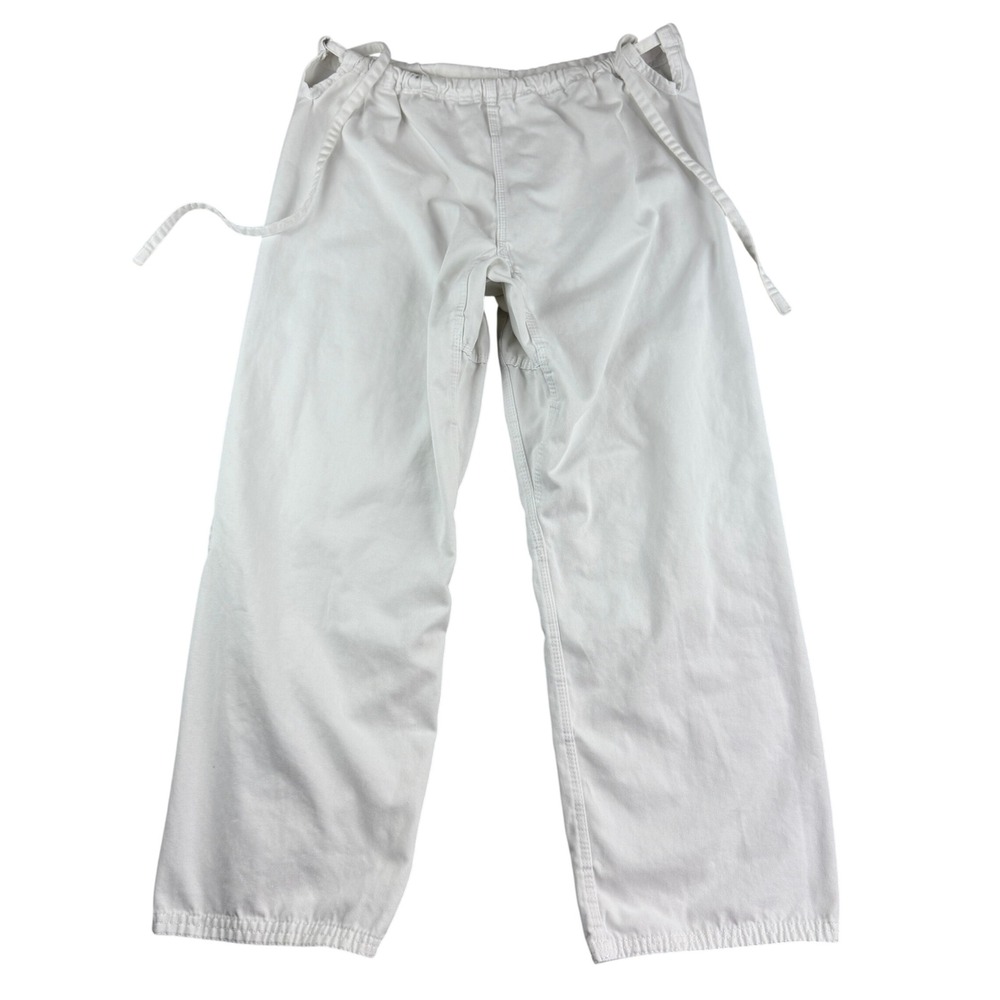 Gracie Jiu-Jitsu Official Gi Pants Mens 6/190 White BJJ Martial Arts Training